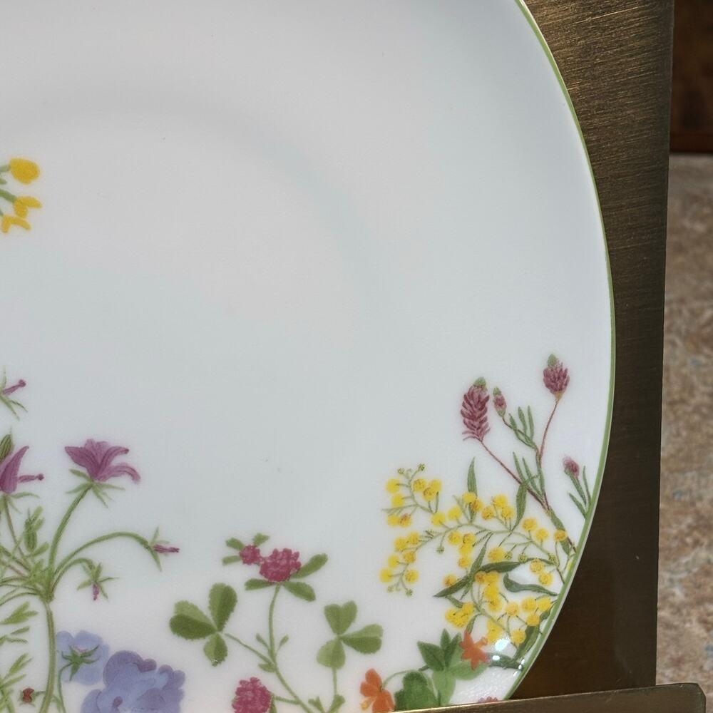 Mikasa Floral Square Salad Plate Wildflower Garden Bone China New Without Tag - Picture 9 of 9
